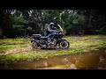 How to lift a Harley Davidson up in the mud - Pan America Special