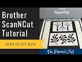 Brother ScanNCut Tips & Tricks Tutorial - Scan to Cut Data - My Wonderful Family Paper Pumpkin Kit