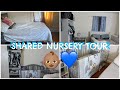 💙 HOW I TRANSFORMED MY ROOM INTO A SHARED NURSERY/ TOUR 💙