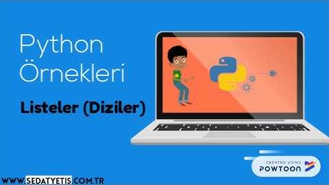 Çocuklar için Python - Listeler