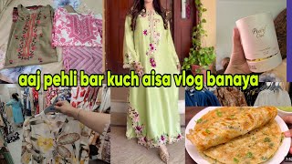 Exploring my self~ Mera first vlog jo aap ne kbi nahi dekha🤩 shopping~cooking ~Dressdesigns  