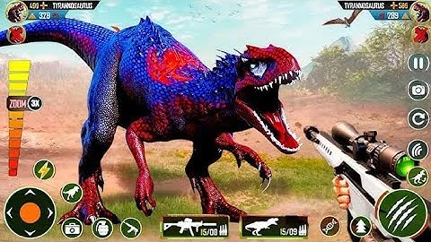 Best Dino Hunter 3D Survival Game – Android Gameplay dinosaur hunter: survival game