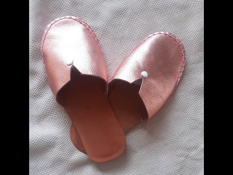 Video: Cómo Coser Pantuflas De Cuero Para Hombre