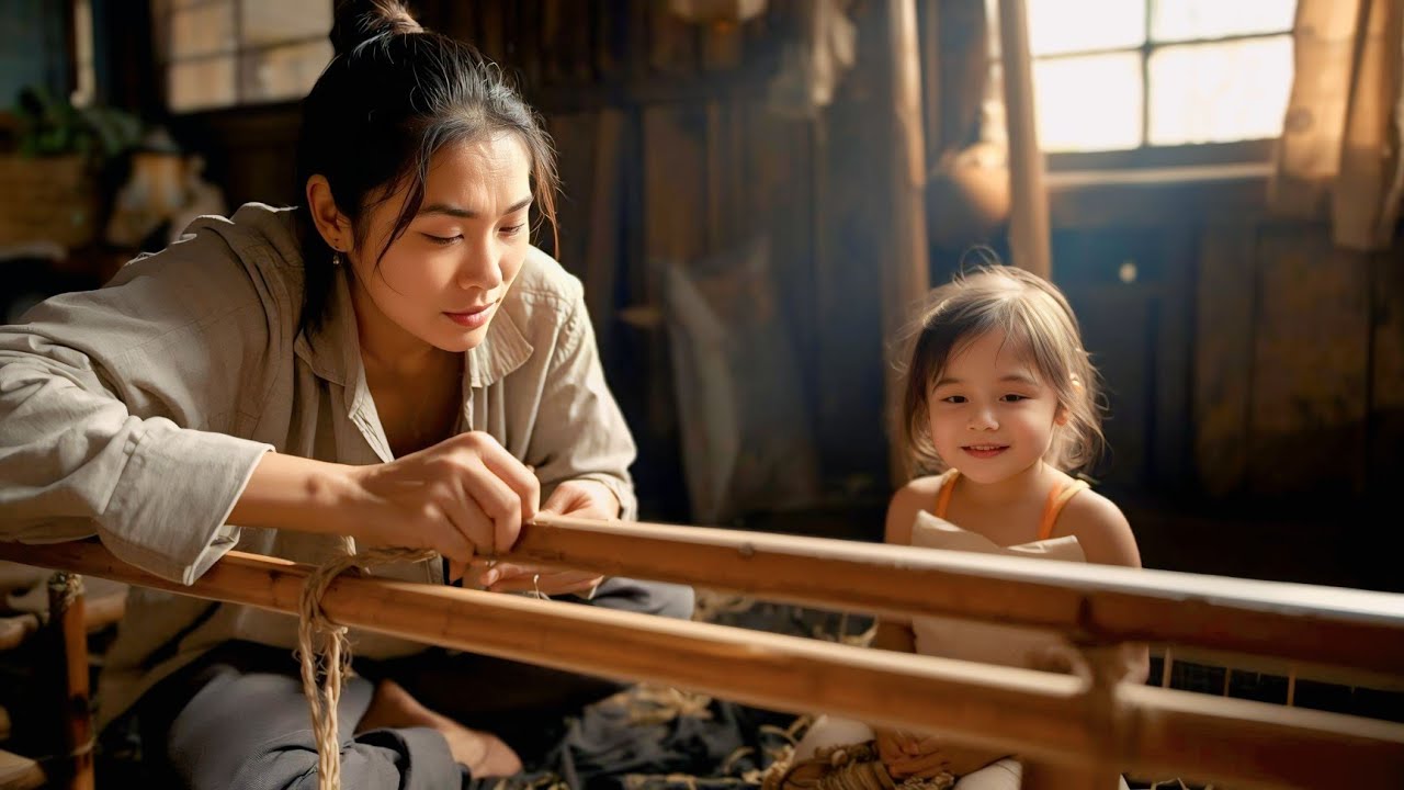 Single Mom Built How a single mom built a bamboo cot for her daughter's bedroom.# ...