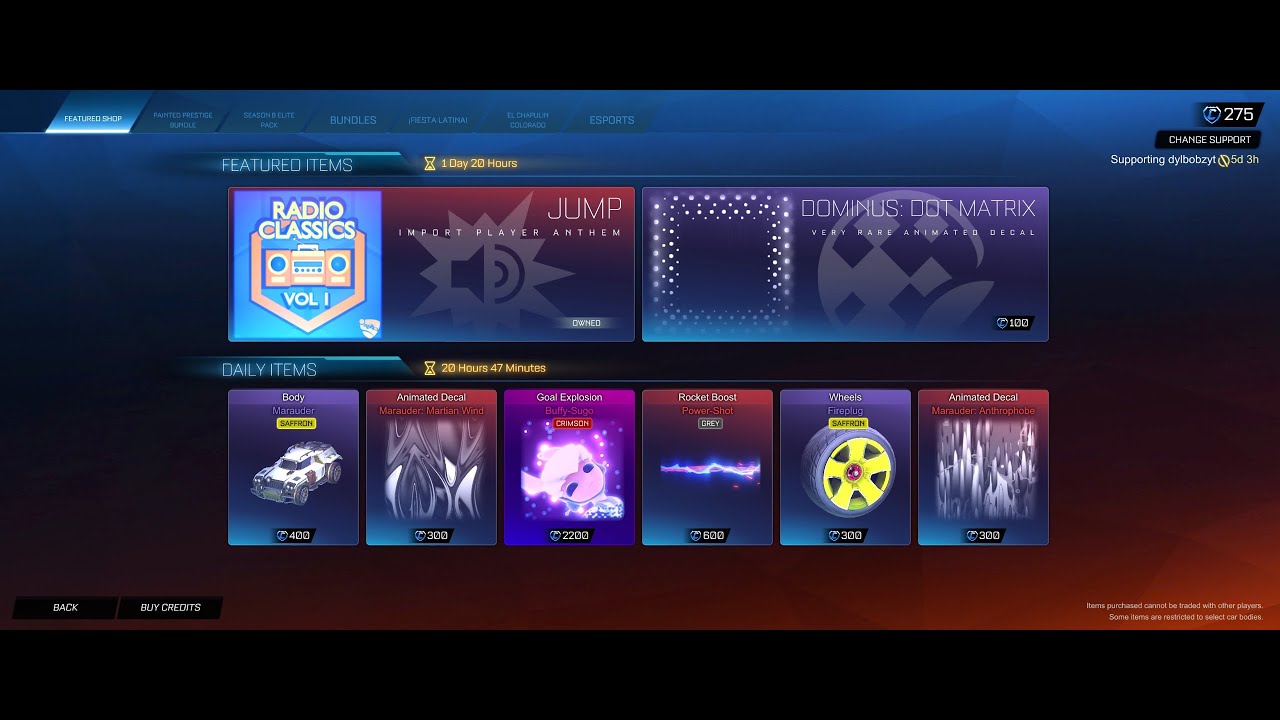 Jump by Van Halen, Grey Goop, Black Enchanter and more! Rocket League