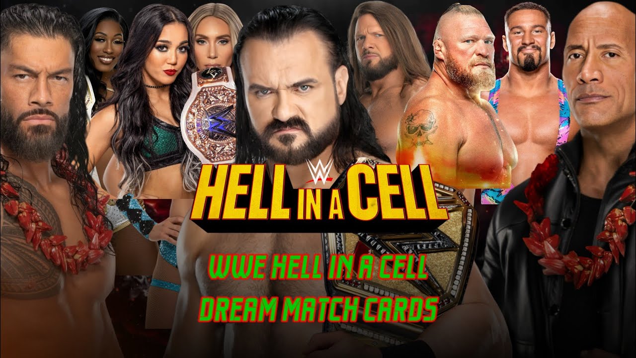 WWE HELL IN A CELL DREAM MATCH CARD PREDICTIONS - RERO_CARDS