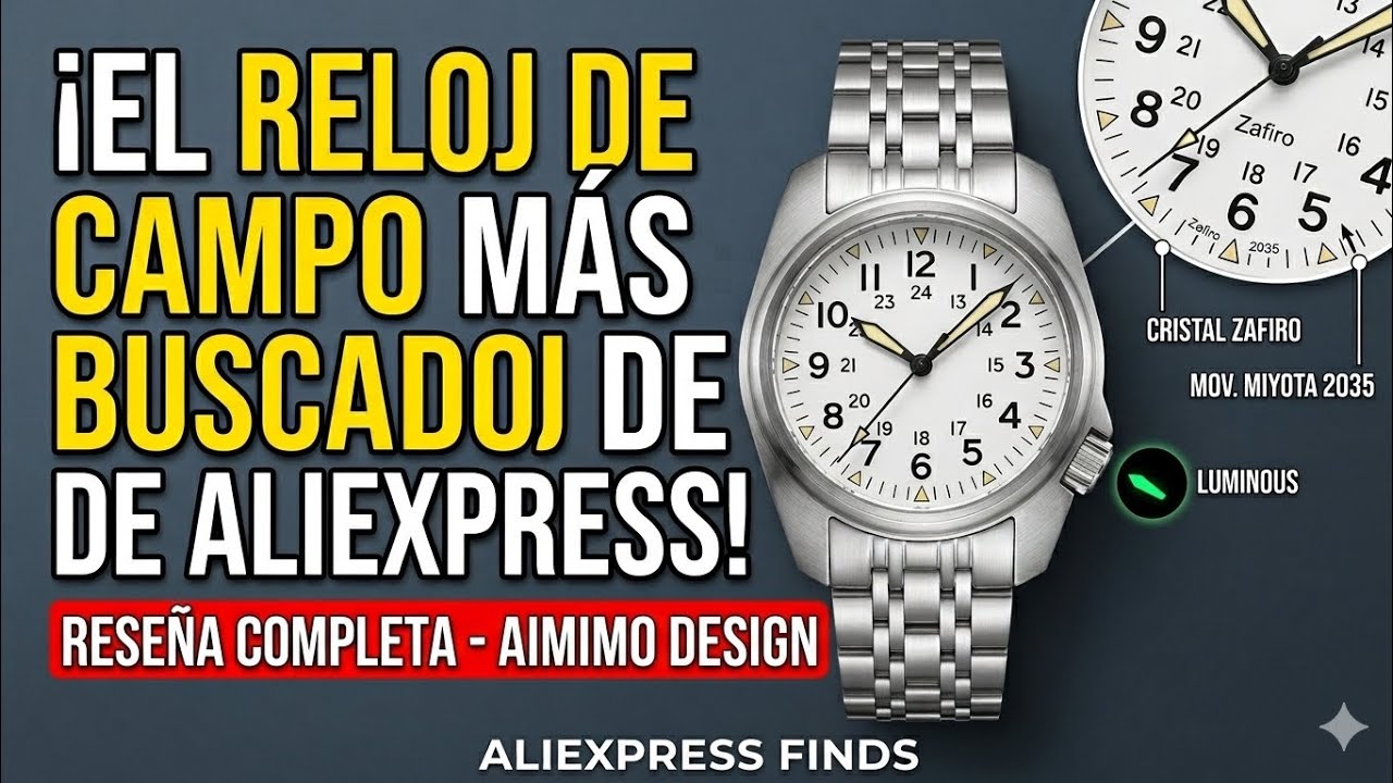 The Ultimate Field Watch from AliExpress! AIMIMO DESIGN: Sapphire
