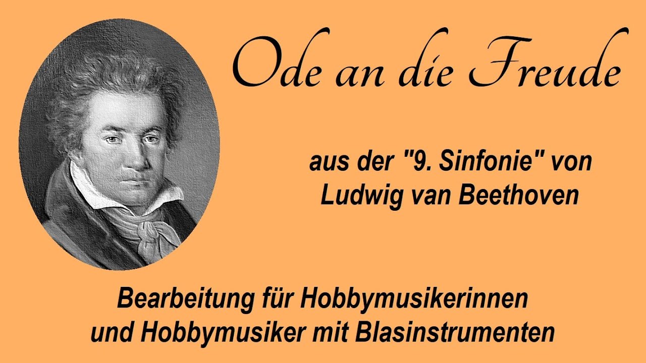Ode an die Freude von Beethoven für Blasinstrumente | Beethoven's Ode