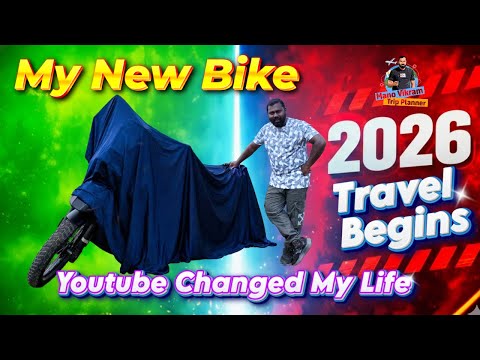 New Bike Reveal 🏍️-புது பைக் வாங்கியாச்சு-2026 Travel Begins-The World is waiting....😍 | Dream Bike