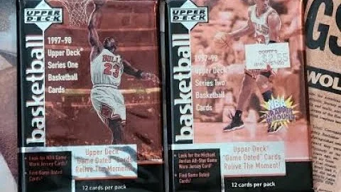 Original 2,000: 1997-98 Upper Deck Basketball Packs & a MICHAEL JORDAN advertisement!