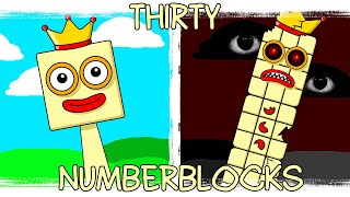My Sprunki Oc Thirty From Numberblocks