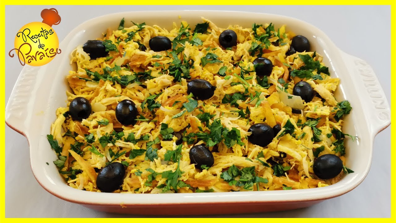 FRANGO À BRÁS | 🍎  Receitas do Paraíso