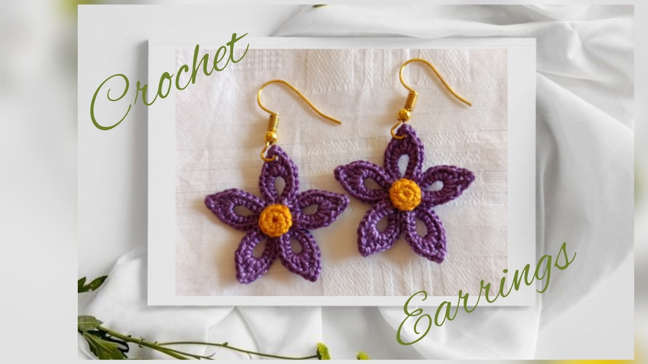 CROCHET MOTIF EARRINGS | MOST DEMANDING | EASY TO MAKE