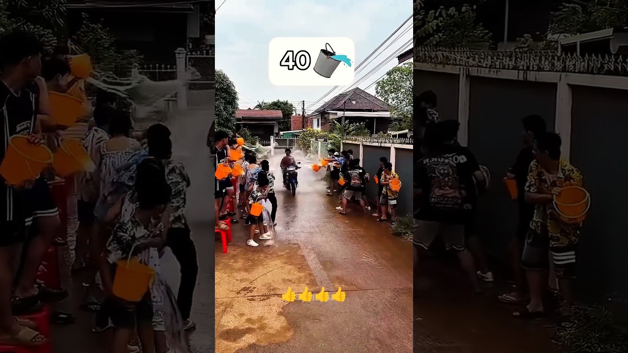 See how many buckets of water it will take to make this bike fall over. #shorts #shortsfeed