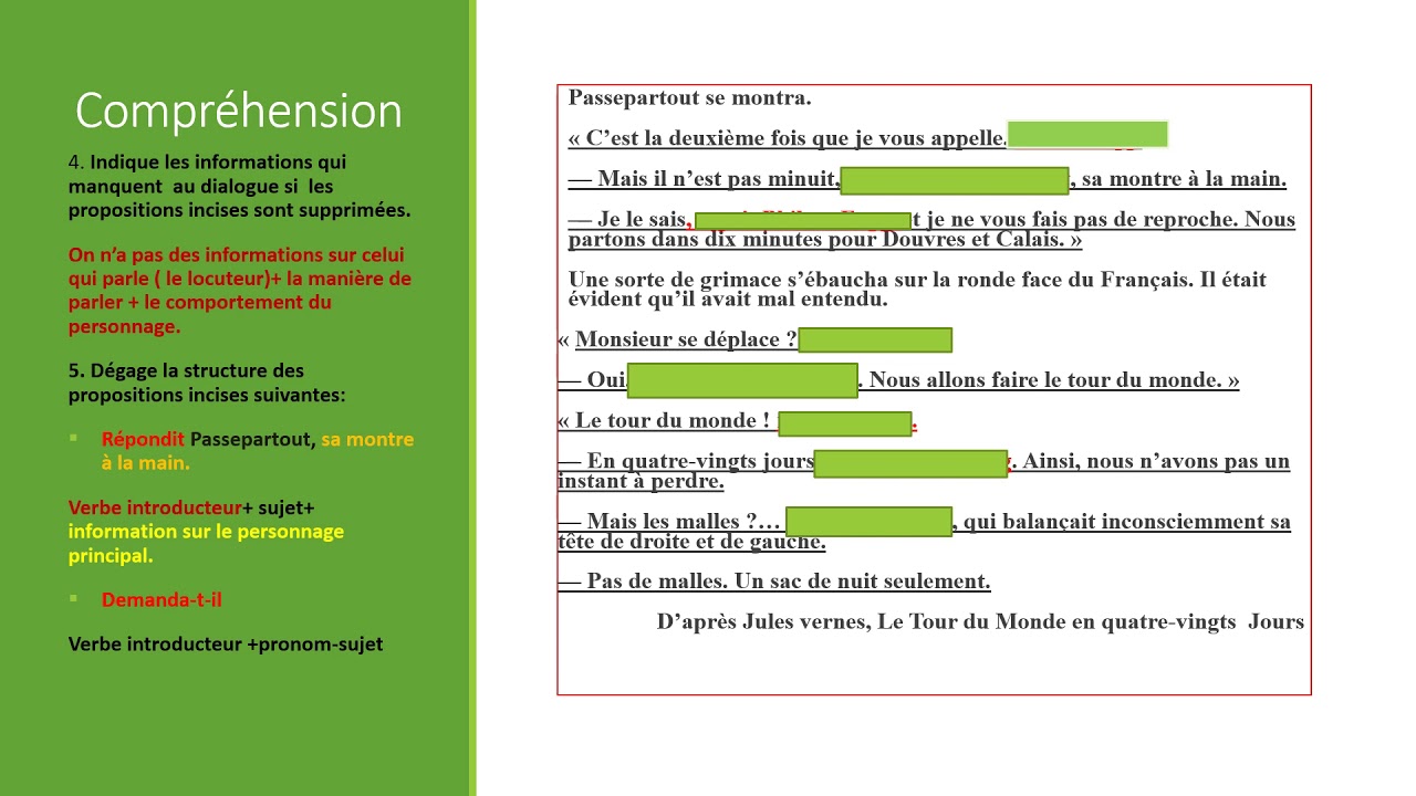 Utiliser une proposition incise dans un dialogue.