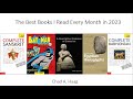 The best books i read every month in 2023