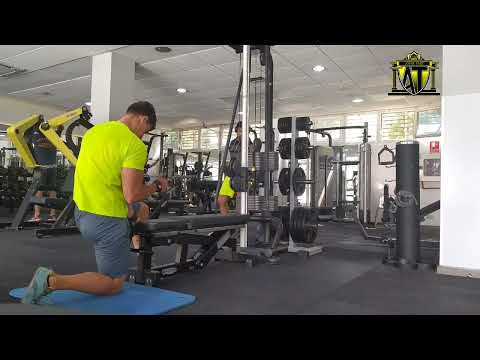 REMO DORSAL ARRODILLADO (Kneeling lumbar lat row)