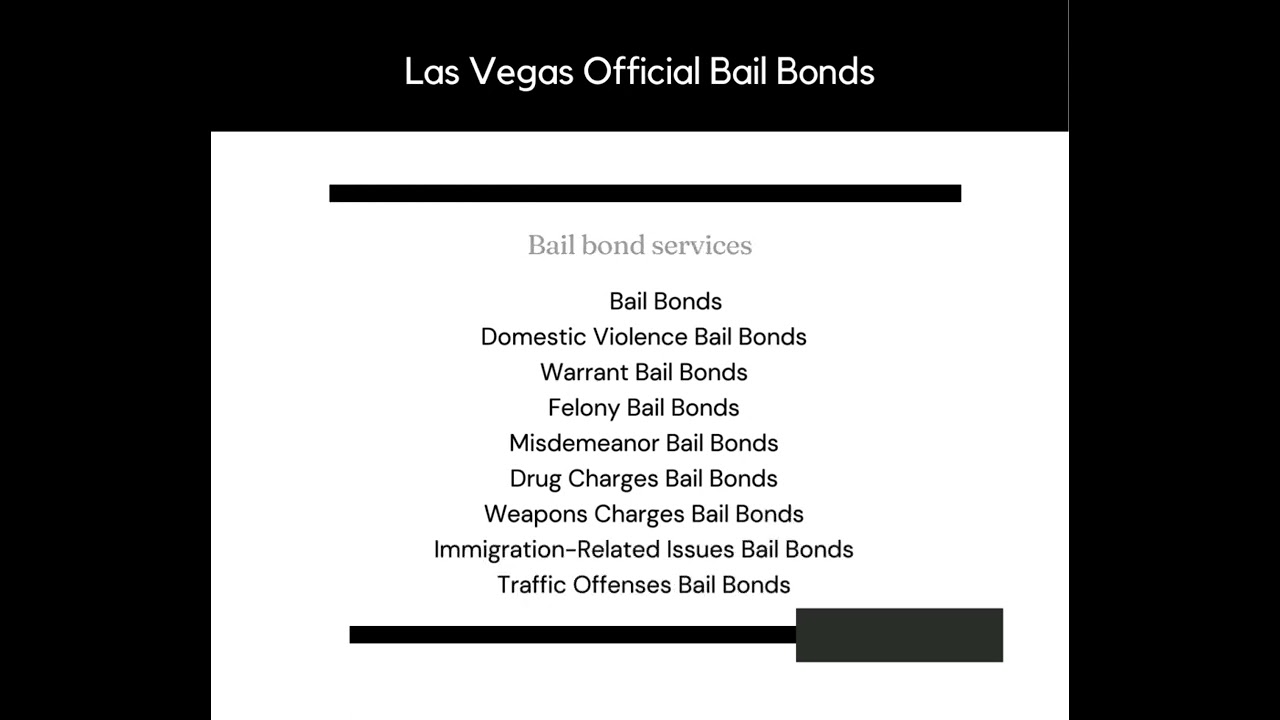 Bail Bondsman near me  Las Vegas