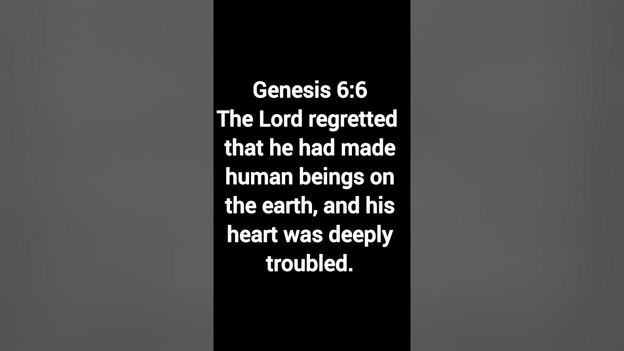 jesus-facts-bible-quotes-shorts-genesis-6-verse-6-youtube
