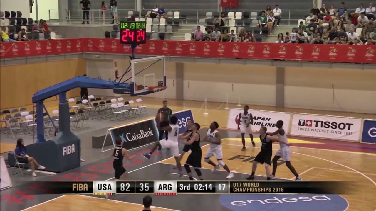 Austin Wiley (So) vs Argentina Preseason Draft Video!