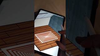 Boho style isometric room in procreate. #shorts #procreate