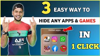 EASY TRICK 🔥 How to Hide Apps and Games in Android | How to Hide Apps on Android - Hide App screenshot 1