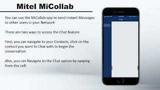 Mitel MiCollab HOW TO Instant Message screenshot 4