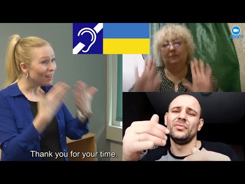 3032 - Interview with deaf community in Ukraine
