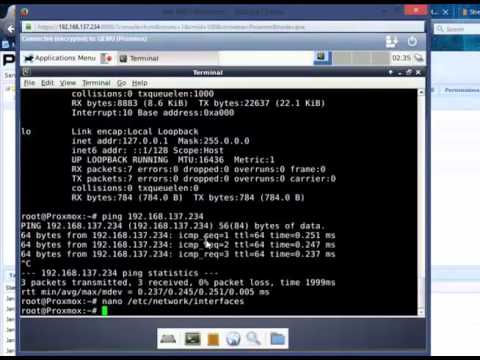 Tutorial install  on Dedicated Server Proxmox with Debian part3