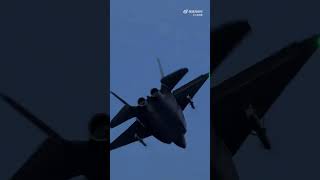 Hand-made J-35 model in 1:3 scale flies in Northeast China's soccer league