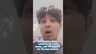 NBA Breaking News : Lakers Go Up 3-0 In Series, Luka Will Be Back For The Next Series!!!