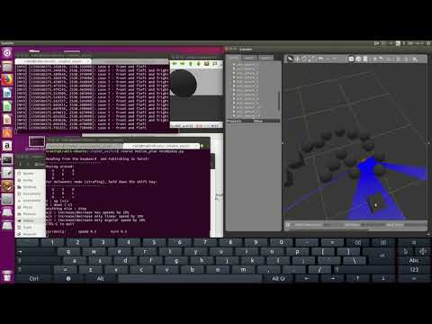 ROS simple obstacle avoidance visualized in Gazebo