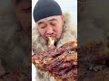في شتاء منغوليا اللحم هو وقود الحياة وهو البترول الأساسي للعيش Food Fyp لحم Shorts قصص Usa 