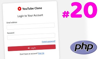 Youtube Clone Website in PHP #20 - Session class | Quick Programming