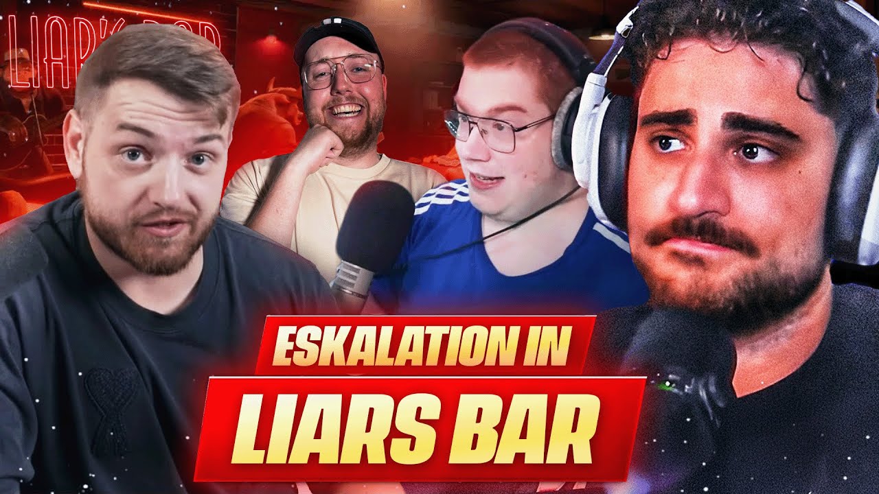 PURE UNTERHALTUNG MIT LUSTIGEM SQUAD IN LIARS BAR😂🤬Mit Eli, Trymacs, Zarbex & GTime🔥
