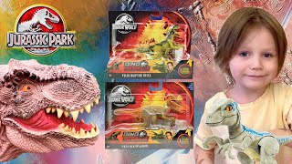 Распаковка динозавров велоцираптор Дельта и Процератозавр Mattel Jurassic World Ник Тим Йорк