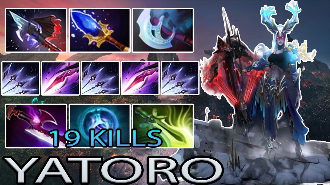 YATORO UNKILLABLE 6 SLOTTED DROW RANGER 19 KILLS - DOTA 2 PRO HIGHLIGHTS