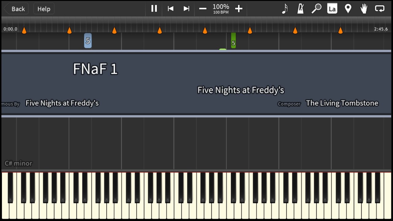 Fnaf song piano tutorial - YouTube