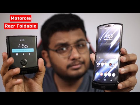 Motorola razer Foldable Unboxing