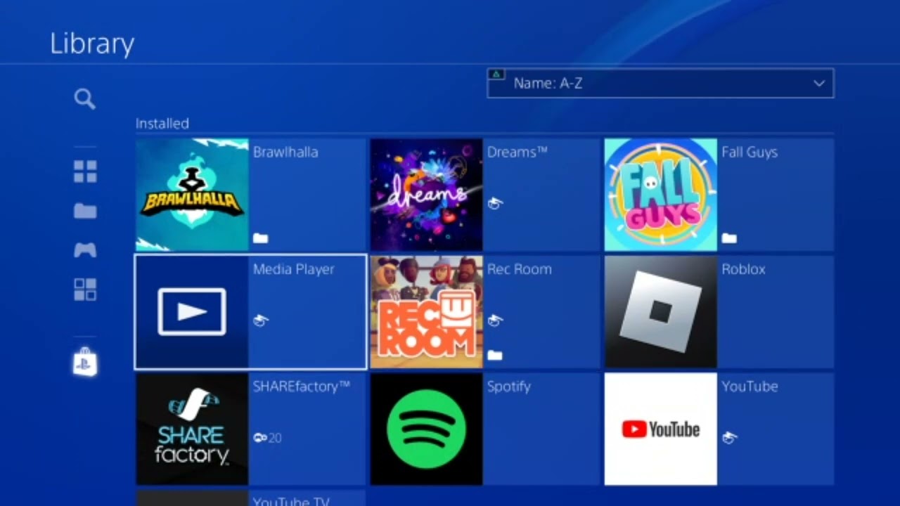 showing my ps4 menu n stuff