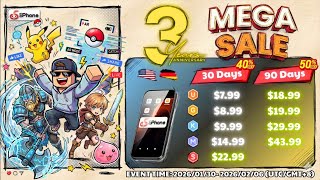 UG PHONE: 3rd Anniversary Sale &amp; Top Up Event! #ugphone #ugphoneafk #afk