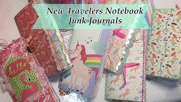 New travelers Notebook Junk Journals / Summer & Enchanted | I