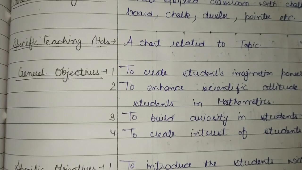 B.Ed macro lesson plan of mathematics on topic trigonometric ratios ...