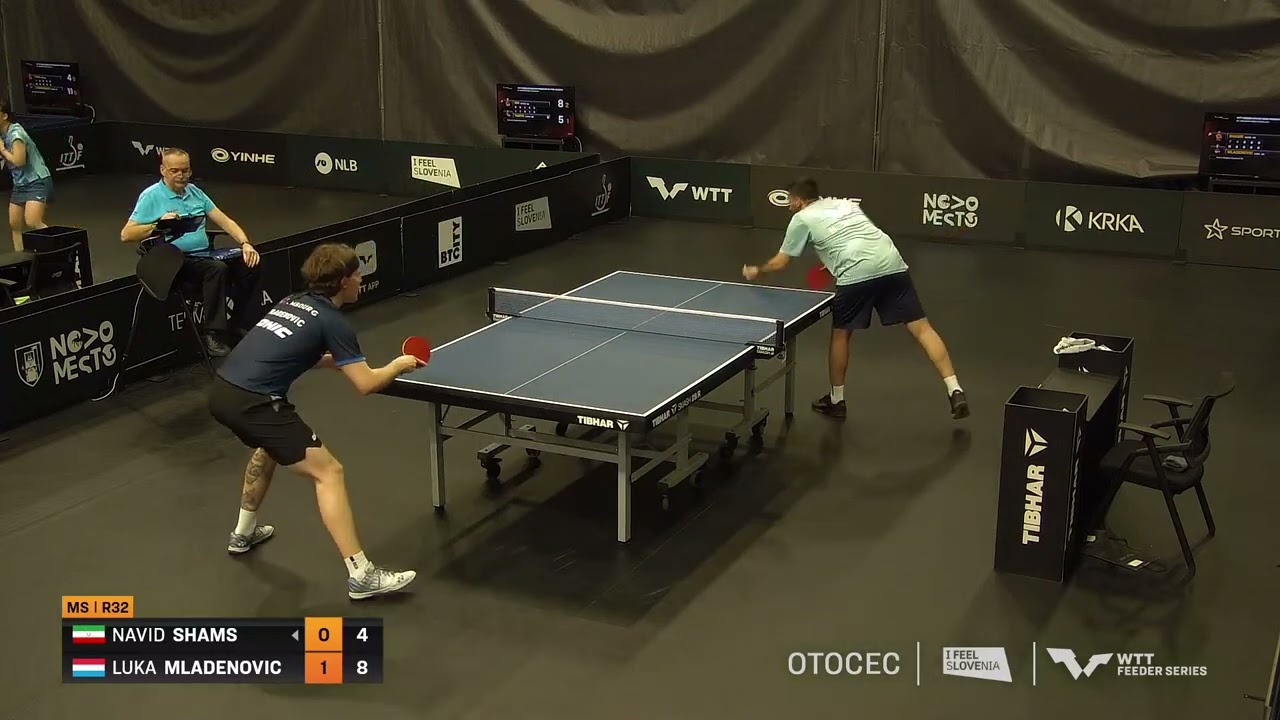 Luka MLADENOVIC vs Navid SHAMS - WTT Feeder Otocec 2025 - Anti Spin Hero