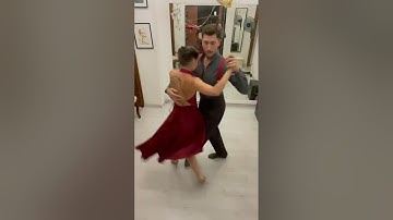 Giro with sacadas practice sequence with Mila Vigdorova and Dmitri Mokeev