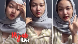 MINTA D I B U K A LIVE BIGO HIJAB CANTIK B A R B A R BIKIN H A L U