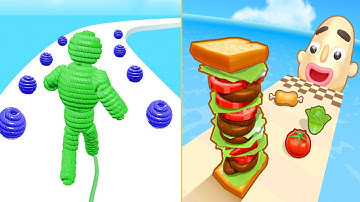 ⏺ Rope man 🆚 Sandwich Runner 188UCL| ALL LEVELS Video Pro Walkthrough Gameplay iOS,Android Top AD