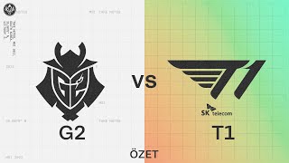G2 Esports (G2) vs T1 (T1) 3. Maç Özeti | MSI 2022 Yarı Finali
