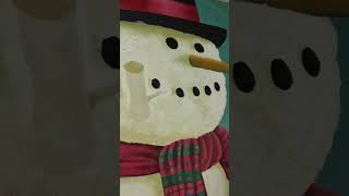 #shorts The Snowman Short 16 - Finishing the Snowman's Snow | Relaxing Art Time-lapse
