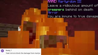 Double Trap with Matyrdom and Mirror (Hypixel Pit)